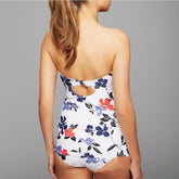 Printed pregnant women split beach swimsuit